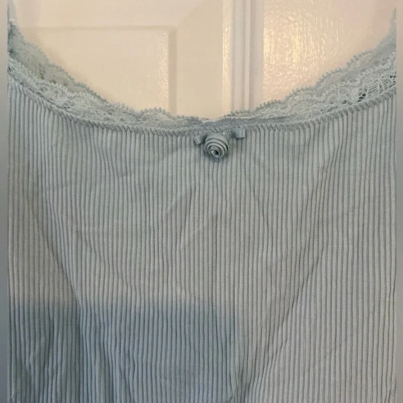 SKIMS Soft Lounge Lace Scoop OnesieCelesteSize XS
